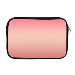 Pink Blush Gradient Ombre Colors Apple Macbook Pro 17  Zipper Case by SpinnyChairDesigns