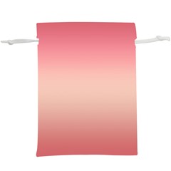 Pink Blush Gradient Ombre Colors  Lightweight Drawstring Pouch (xl) by SpinnyChairDesigns