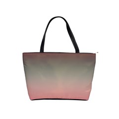 Tea Rose And Sage Gradient Ombre Colors Classic Shoulder Handbag by SpinnyChairDesigns