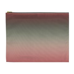 Tea Rose And Sage Gradient Ombre Colors Cosmetic Bag (xl) by SpinnyChairDesigns