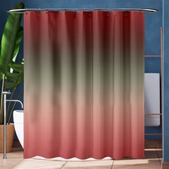 Tea Rose And Sage Gradient Ombre Colors Shower Curtain 60  X 72  (medium)  by SpinnyChairDesigns