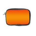 Red Orange Gradient Ombre Colored Coin Purse Front