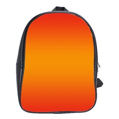 Red Orange Gradient Ombre Colored School Bag (xl) by SpinnyChairDesigns