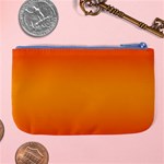 Red Orange Gradient Ombre Colored Large Coin Purse Back