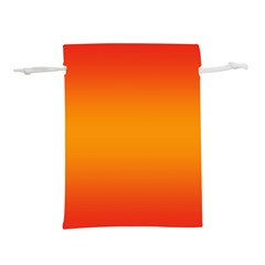 Red Orange Gradient Ombre Colored Lightweight Drawstring Pouch (l) by SpinnyChairDesigns