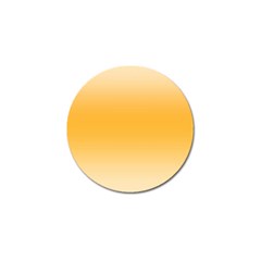 Saffron Yellow And Cream Gradient Ombre Color Golf Ball Marker by SpinnyChairDesigns