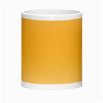 Saffron Yellow and Cream Gradient Ombre Color Morph Mugs Center