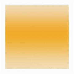 Saffron Yellow And Cream Gradient Ombre Color Medium Glasses Cloth (2 Sides) by SpinnyChairDesigns