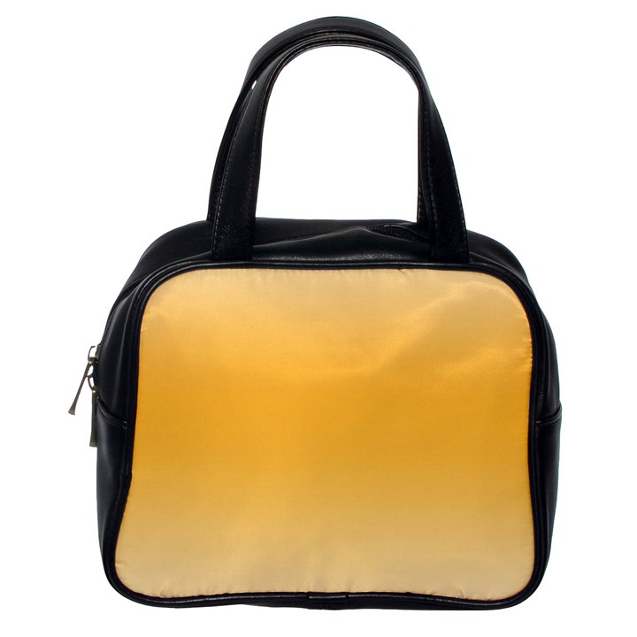 Saffron Yellow and Cream Gradient Ombre Color Classic Handbag (One Side)