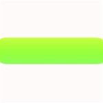 Lemon Yellow and Lime Green Gradient Ombre Color Large Bar Mats 32 x8.5  Bar Mat