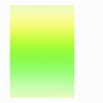 Lemon Yellow and Lime Green Gradient Ombre Color Small Garden Flag (Two Sides) Front