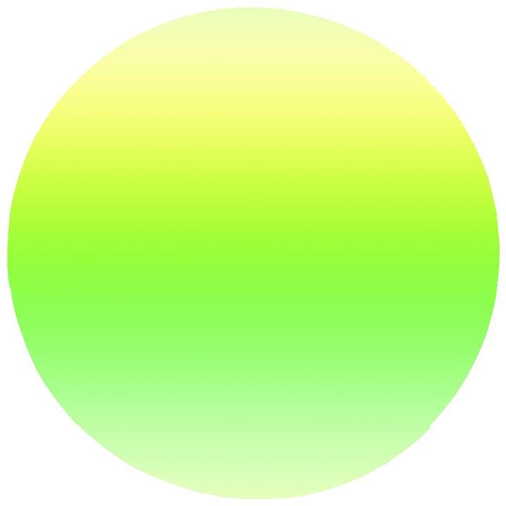 Lemon Yellow and Lime Green Gradient Ombre Color Wooden Puzzle Round