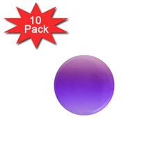 Plum And Violet Purple Gradient Ombre Color 1  Mini Magnet (10 Pack)  by SpinnyChairDesigns