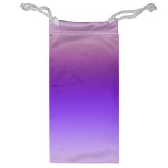 Plum And Violet Purple Gradient Ombre Color Jewelry Bag by SpinnyChairDesigns