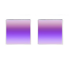 Plum And Violet Purple Gradient Ombre Color Cufflinks (square) by SpinnyChairDesigns