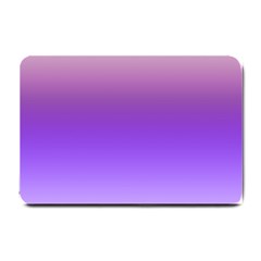 Plum And Violet Purple Gradient Ombre Color Small Doormat  by SpinnyChairDesigns