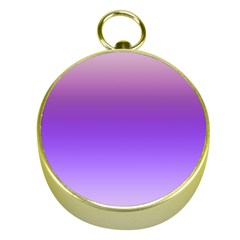 Plum And Violet Purple Gradient Ombre Color Gold Compasses by SpinnyChairDesigns