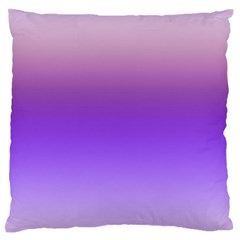 Plum And Violet Purple Gradient Ombre Color Large Flano Cushion Case (one Side) by SpinnyChairDesigns