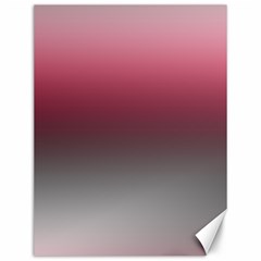 Blush Pink And Grey Gradient Ombre Color Canvas 12  X 16  by SpinnyChairDesigns