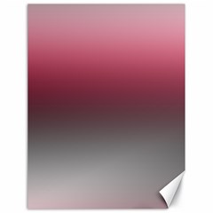 Blush Pink And Grey Gradient Ombre Color Canvas 18  X 24  by SpinnyChairDesigns