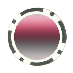 Blush Pink And Grey Gradient Ombre Color Poker Chip Card Guard by SpinnyChairDesigns