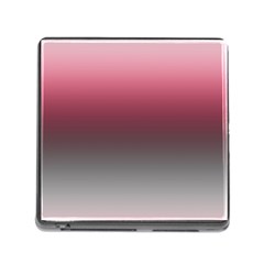 Blush Pink And Grey Gradient Ombre Color Memory Card Reader (square 5 Slot) by SpinnyChairDesigns