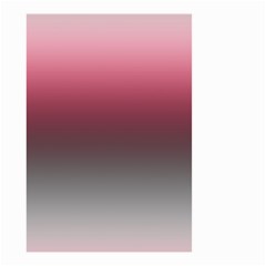 Blush Pink And Grey Gradient Ombre Color Small Garden Flag (two Sides) by SpinnyChairDesigns