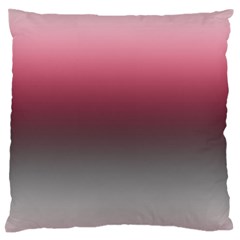 Blush Pink And Grey Gradient Ombre Color Standard Flano Cushion Case (one Side) by SpinnyChairDesigns