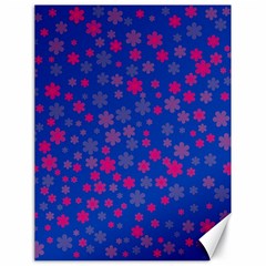 Bisexual Pride Tiny Scattered Flowers Pattern Canvas 18  X 24 