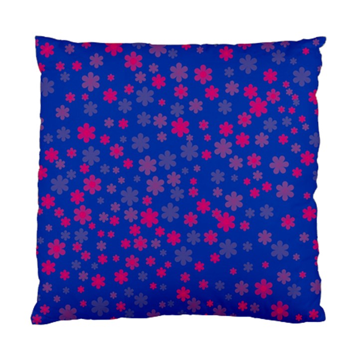 Bisexual Pride Tiny Scattered Flowers Pattern Standard Cushion Case (One Side)