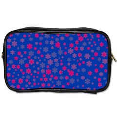 Bisexual Pride Tiny Scattered Flowers Pattern Toiletries Bag (one Side)