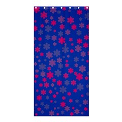 Bisexual Pride Tiny Scattered Flowers Pattern Shower Curtain 36  X 72  (stall) 