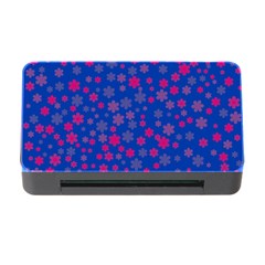 Bisexual Pride Tiny Scattered Flowers Pattern Memory Card Reader With Cf