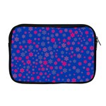 Bisexual Pride Tiny Scattered Flowers Pattern Apple MacBook Pro 17  Zipper Case Front