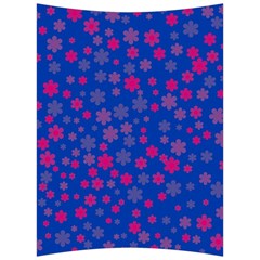 Bisexual Pride Tiny Scattered Flowers Pattern Back Support Cushion