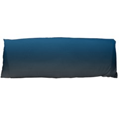 Sky Blue And Grey Color Gradient Ombre Body Pillow Case Dakimakura (two Sides) by SpinnyChairDesigns