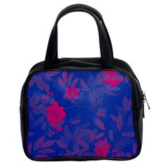 Bi Floral-pattern-background-1308 Classic Handbag (two Sides)