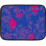 Bi Floral-pattern-background-1308 Fleece Blanket (Mini) 35 x27  Blanket