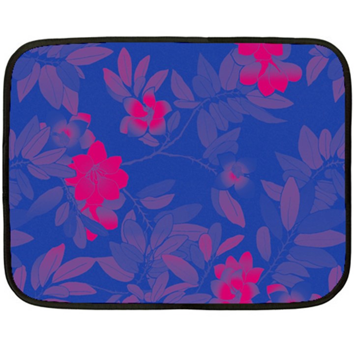 Bi Floral-pattern-background-1308 Fleece Blanket (Mini)