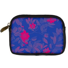 Bi Floral-pattern-background-1308 Digital Camera Leather Case by VernenInk