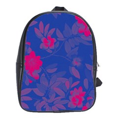 Bi Floral-pattern-background-1308 School Bag (large) by VernenInk