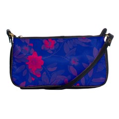 Bi Floral-pattern-background-1308 Shoulder Clutch Bag by VernenInk