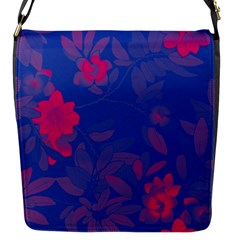 Bi Floral-pattern-background-1308 Flap Closure Messenger Bag (s) by VernenInk