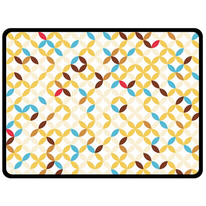 Tekstura-seamless-retro-pattern Fleece Blanket (Large) 