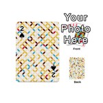 Tekstura-seamless-retro-pattern Playing Cards 54 Designs (Mini) Front - Spade2