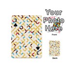 Tekstura-seamless-retro-pattern Playing Cards 54 Designs (Mini) Front - Spade3