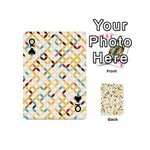 Tekstura-seamless-retro-pattern Playing Cards 54 Designs (Mini) Front - SpadeQ