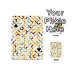 Tekstura-seamless-retro-pattern Playing Cards 54 Designs (Mini) Front - Spade7