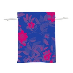 Bi Floral-pattern-background-1308 Lightweight Drawstring Pouch (l) by VernenInk