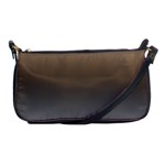 Brown and Grey Gradient Ombre Color Shoulder Clutch Bag Front